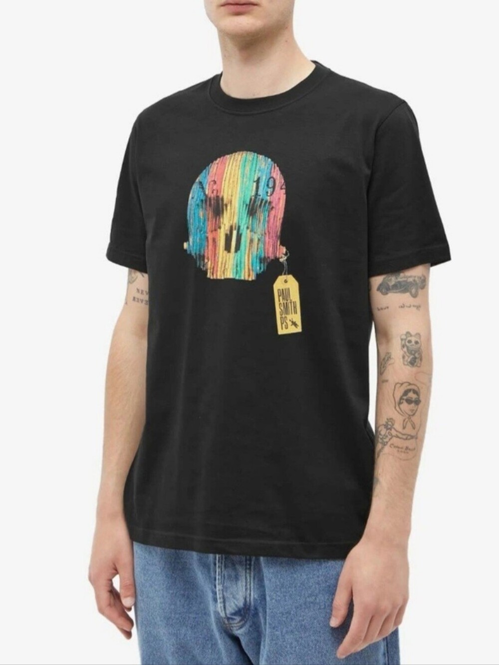 PS Paul Smith Wooden Skull T-shirt (2023), NWOT